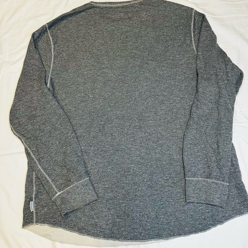 American Eagle Outfitters Men Charcoal Knit Sweater Sz XL - Picture 6 of 6